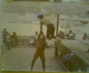 El Chacal luchando en Ciudad Juárez - Gimnasio Municipal